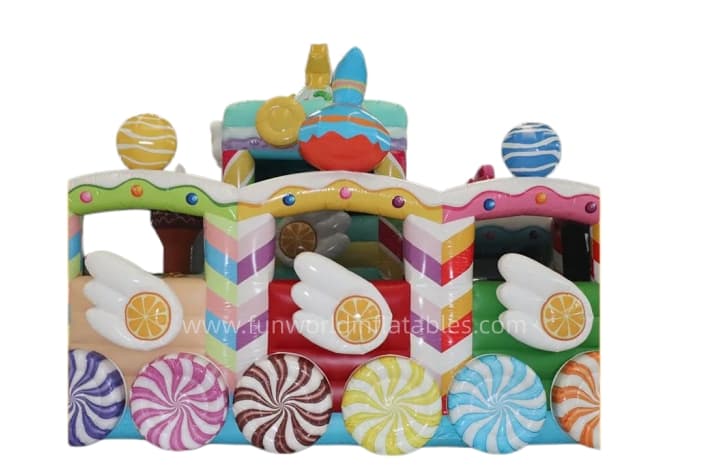 Candy ultimate combo inflatable bounce house FWC228