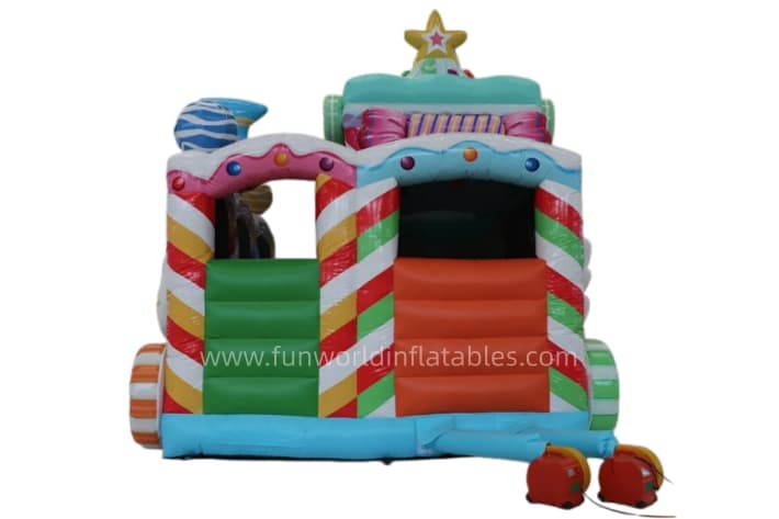 Candy ultimate combo inflatable bounce house FWC228